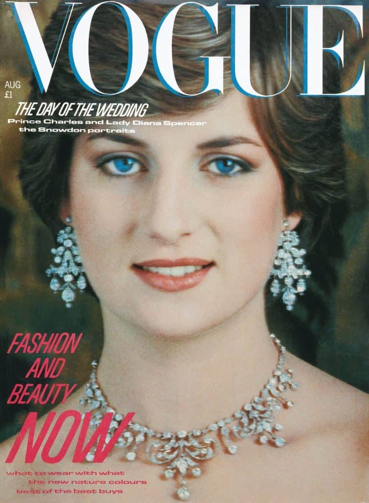 Księżna Diana na okładce magazynu Vogue